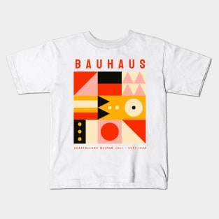 Art Deco Bauhaus Architecture Vintage Poster Kids T-Shirt